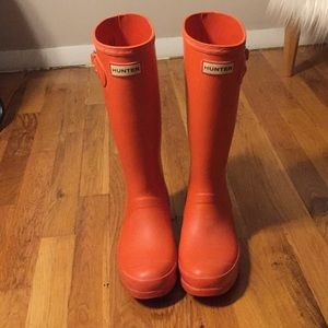 Hunter rain boots